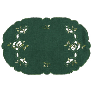 Forbyt Karácsonyi fagyöngy terítő zöld, 31 x 45 cm