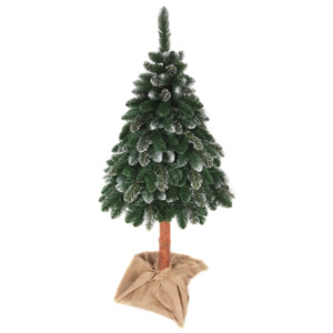 Gold erdeifenyő, fa törzzsel - mű karácsonyfa, 220 cm