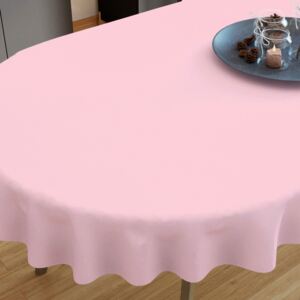 Goldea loneta dekoratív asztalterítő - rózsaszín - ovális 140 x 280 cm