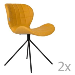 OMG LL citromsárga szék, 2 db - Zuiver