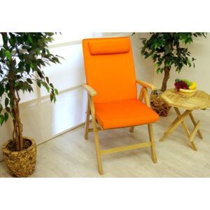Garth minőségi párna székhez - narancssárga, 4 db