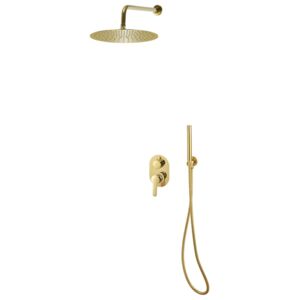 VidaXL aranyszínű rozsdamentes acél zuhanyzórendszer