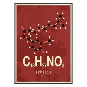 Molekula Chili kép, 50x70 cm