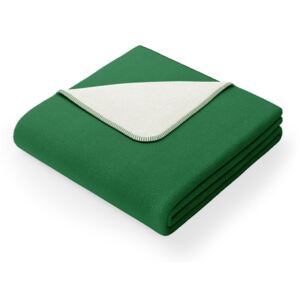 Virkkuu zöld pamutkeverék takaró, 150 x 200 cm - AmeliaHome