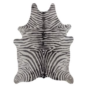 Darab szőnyeg Faux Animal Zebra Print Black/White