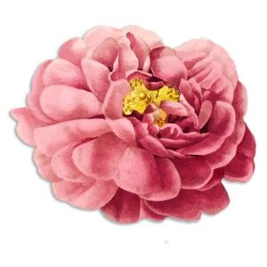 Pink Flower mintás tányéralátét jutaszövetből - Madre Selva