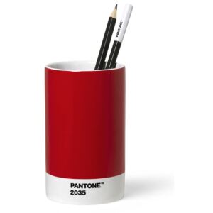 Piros kerámia ceruzatartó - Pantone