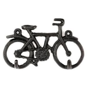 Bike bicikli formájú fekete fali akasztó - Kikkerland