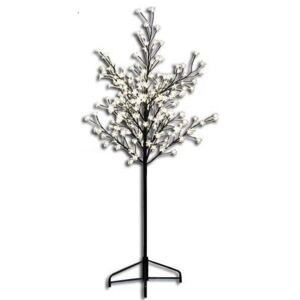 Dekoratív LED fa virágokkal - 150 cm, meleg fehér