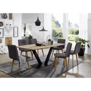 Massziv24 - BROOME Étkezőasztal 180x90 cm, tölgyfa