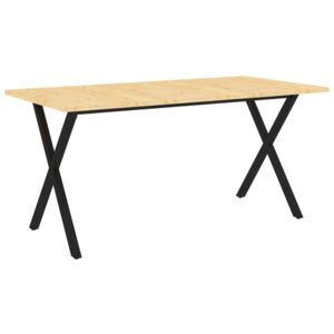 VidaXL tömör fenyőfa étkezőasztal 160 x 80 x 74,5 cm