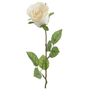 Mű Rózsa fehér, 45 cm
