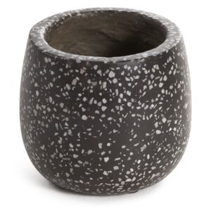 Braydon fekete-szürke beton virágcserép - La Forma
