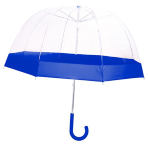 Birdcage átlátszó gyerek esernyő kék részletekkel, ⌀ 58 cm