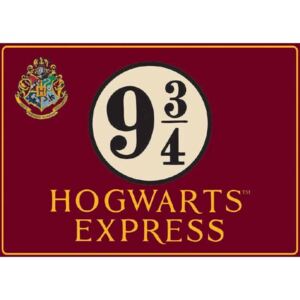 Harry Potter - Hogwarts Express fémplakát, (42 x 30 cm)