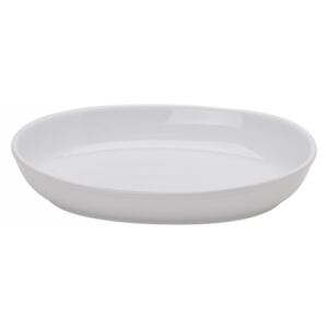 Plytký tanier biely 25 x 17 cm - Elements (492054)