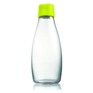 Limezöld üvegpalack élettartam garanciával, 500 ml - ReTap