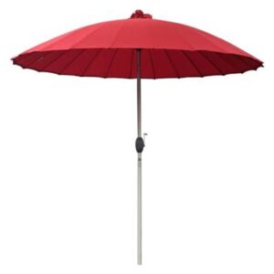 Sorara Shanghai napernyő, Ø 260 cm, piros, dönthető