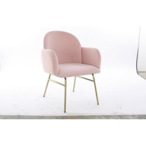 MB-175705 - Fotel poliészter fém 73x63x82 rózsaszín