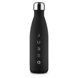 The Bottle 500ml - Matte Black, Matt Fekete színű rozsdamentes acél hőtartó design kulacs
