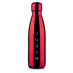 The Bottle 500ml - Hot Red, Tükröződő felületű Piros színű rozsdamentes acél hőtartó design kulacs