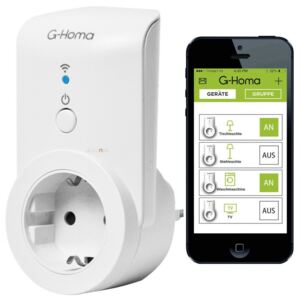 G-Homa 7777H Wi-Fi smart dugalj, okostelefonról működtethető, max.3680W 16A, fehér