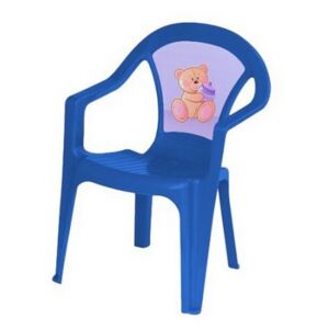 Inlea4Fun műanyag szék gyerekeknek - Kék