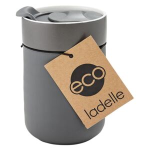 Eco sötétszürke hordozható termobögre, 300 ml - Ladelle
