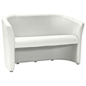 Kárpitozott kanapé TOM-2, 76x126x47, fehér