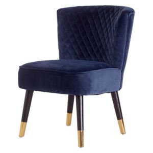 Stílusos fotel Anabella kék bársony