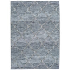 Cork kék kültéri szőnyeg, 55 x 110 cm - Universal