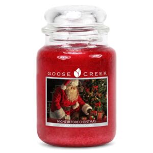 Karácsony Előtti Éjszaka illatgyertya üvegben, égési idő 150 óra - Goose Creek