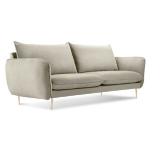 Florence bézs kanapé bársonyhuzattal - Cosmopolitan Design