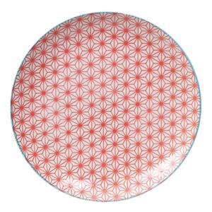 Star piros porcelán tányér, ø 25,7 cm - Tokyo Design Studio