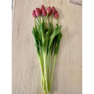 Extra real touch tulipán bordó