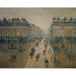 Avenue de L'Opera, Paris, 1898 Festmény reprodukció, Camille Pissarro