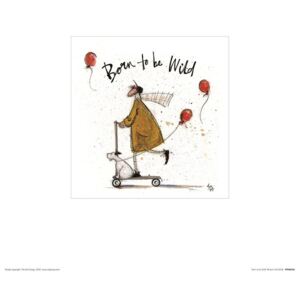 Sam Toft - Born to be Wild Festmény reprodukció, (30 x 30 cm)