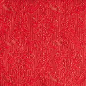 AMB.13305515 Elegance red papírszalvéta 33x33cm,15db-os