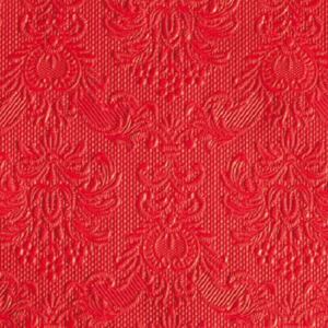 AMB.12505515 Elegance red bright papírszalvéta 25x25cm,15db-os