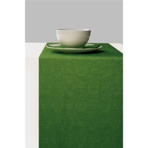 Elegance dark green asztali futó 33x600 cm