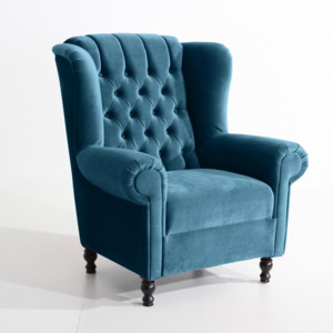 Vary Velvet petróleum kék fotel - Max Winzer