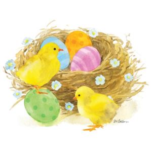Húsvéti papírszalvéta 33x33cm, 20db-os - Chicks & Eggs