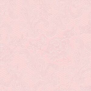 PPD.C1332493 Lace Embossed Femme rose papírszalvéta 33x33cm, 20db-os