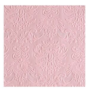 AMB.12511109 Elegance pastel rose papírszalvéta 25x25cm, 15db-os