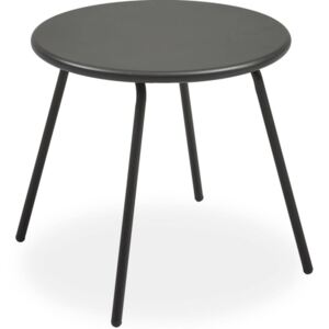 Lagan lerakóasztal, szürke porszórt acél, D50 cm