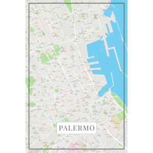 Palermo color térképe