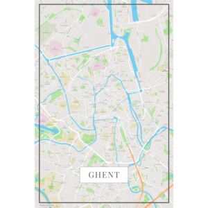 Ghent color térképe