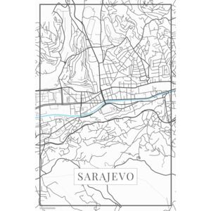 Sarajevo white térképe