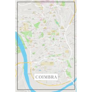 Coimbra color térképe