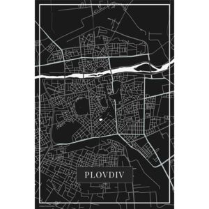 Plovdiv black térképe